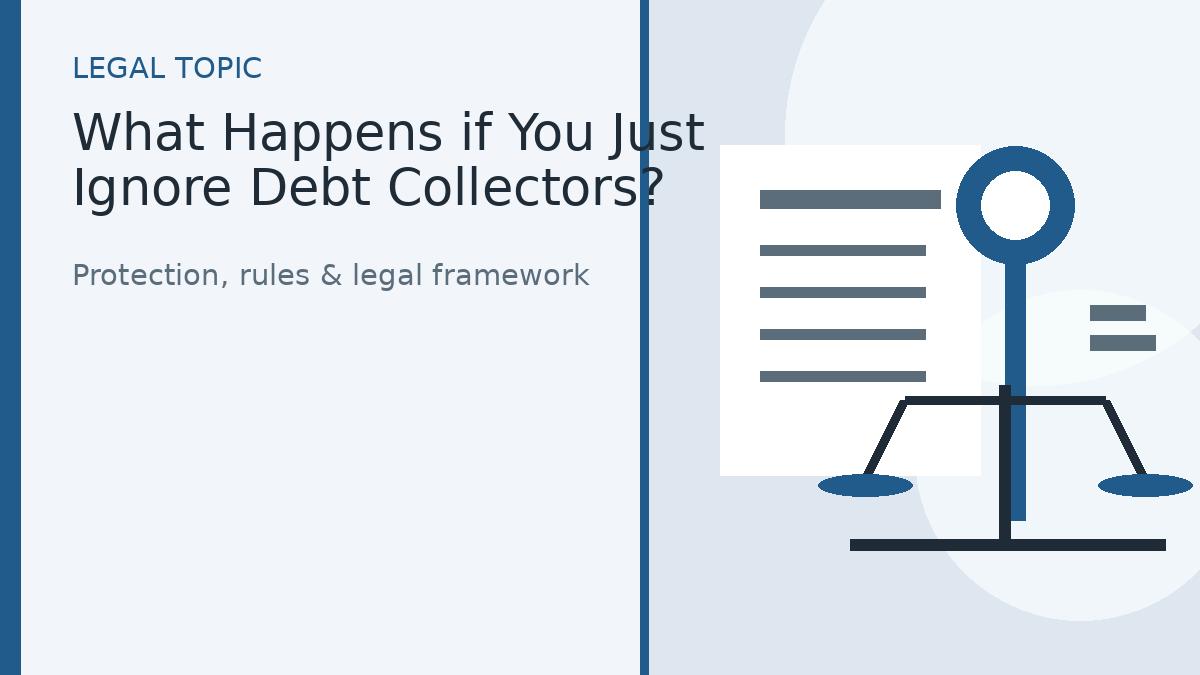 What Happens if You Just Ignore Debt Collectors?